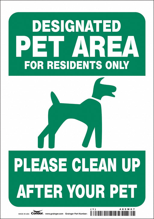 Safety Sign 10 in x 7 in Vinyl