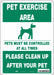 Safety Sign 14 in x 10 in Aluminum