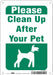 Safety Sign 10 in x 7 in Polyethylene