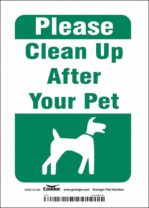 Safety Sign 7 in x 5 in Vinyl