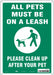 Safety Sign 14 in x 10 in Polyethylene