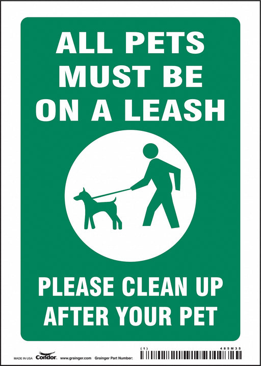 Safety Sign 7 in x 5 in Vinyl