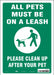 Safety Sign 14 in x 10 in Vinyl