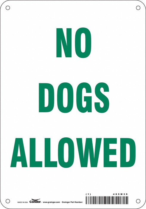 Safety Sign 10 in x 7 in Aluminum