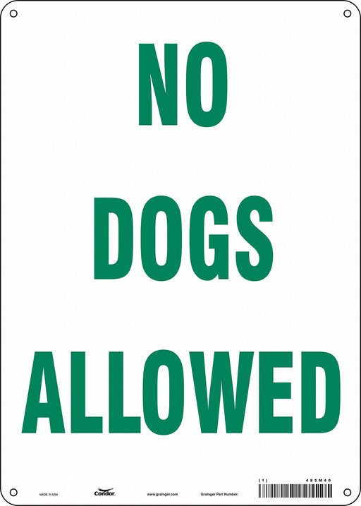 Safety Sign 14 in x 10 in Aluminum
