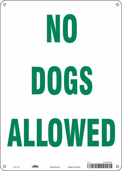 Safety Sign 14 in x 10 in Vinyl