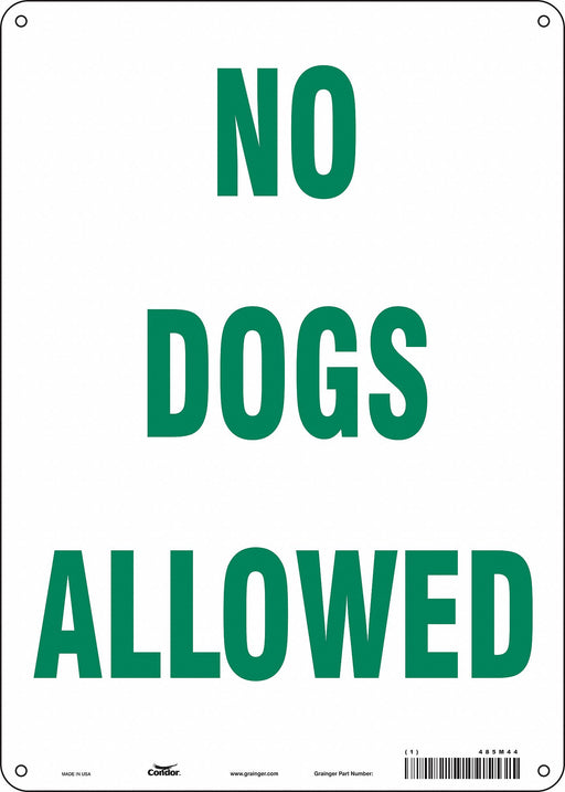 Safety Sign 14 in x 10 in Vinyl