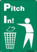 Safety Sign 14 in x 10 in Polyethylene