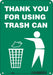 Safety Sign 10 in x 7 in Aluminum