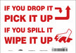 Safety Sign 7 in x 10 in Vinyl