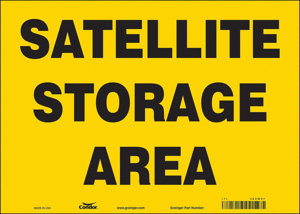 J9842 Safety Sign 10 in x 14 in Vinyl