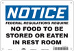 Safety Sign 7 in x 10 in Aluminum