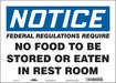 Safety Sign 10 in x 14 in Vinyl