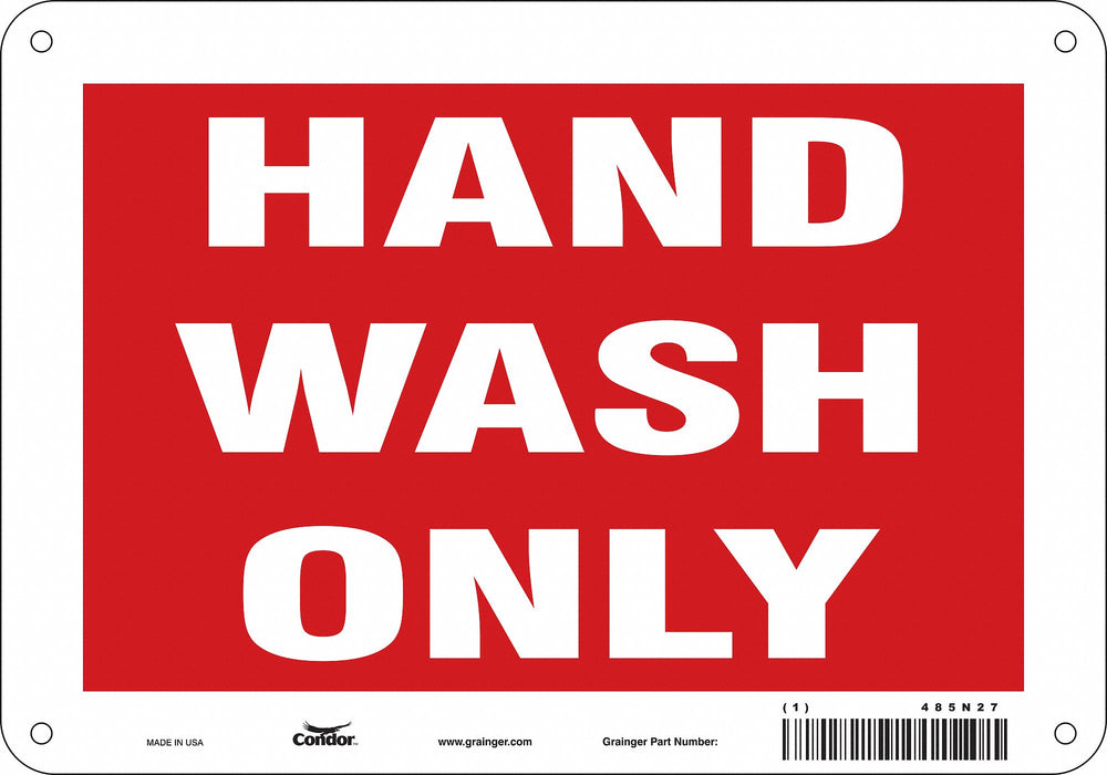 K1079 Safety Sign 7 in x 10 in Aluminum