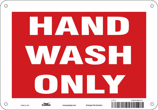 K1079 Safety Sign 7 in x 10 in Aluminum
