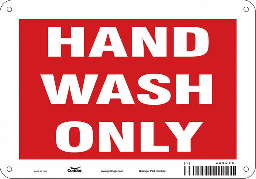 K1079 Safety Sign 7 in x 10 in Polyethylene