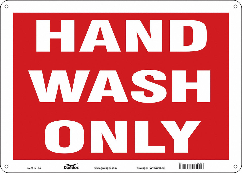 K1079 Safety Sign 10 in x 14 in Polyethylene