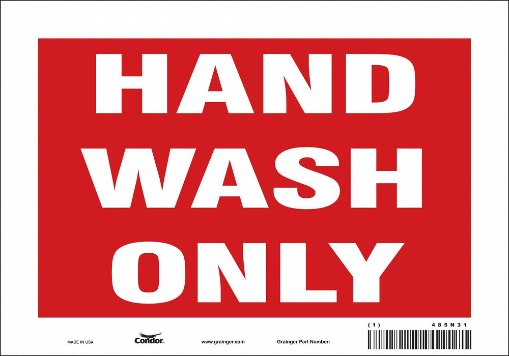 K1079 Safety Sign 7 in x 10 in Vinyl