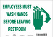 Safety Sign 7 in x 10 in Vinyl