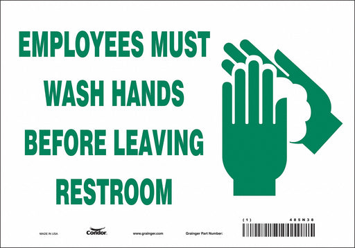 Safety Sign 7 in x 10 in Vinyl