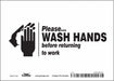 Safety Sign 5 in x 7 in Vinyl