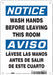 Safety Sign 10 in x 7 in Aluminum
