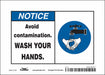 Safety Sign 5 in x 7 in Vinyl