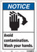 Safety Sign 14 in x 10 in Aluminum