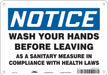 Safety Sign 7 in x 10 in Aluminum
