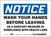 Safety Sign 5 in x 7 in Vinyl