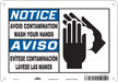 Safety Sign 7 in x 10 in Polyethylene