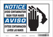 Safety Sign 7 in x 10 in Vinyl