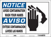 Safety Sign 10 in x 14 in Vinyl