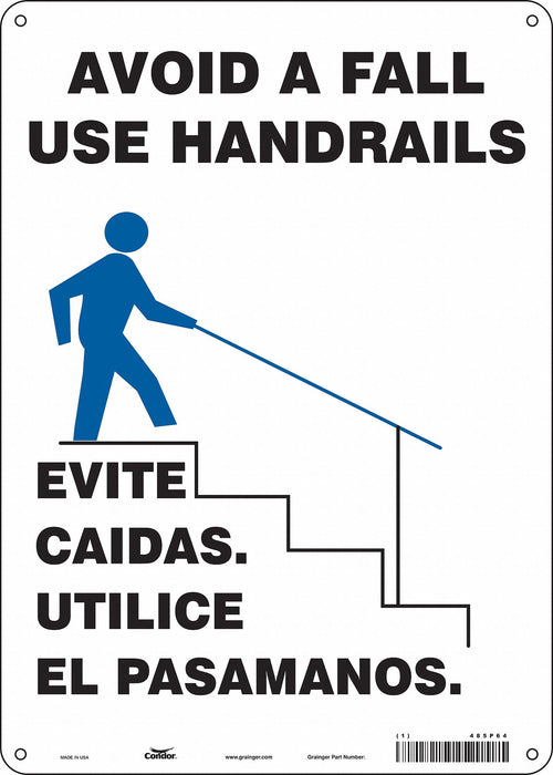 Safety Sign 14 inx10 in Aluminum