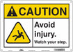 Safety Sign 10 inx14 in Polyethylene