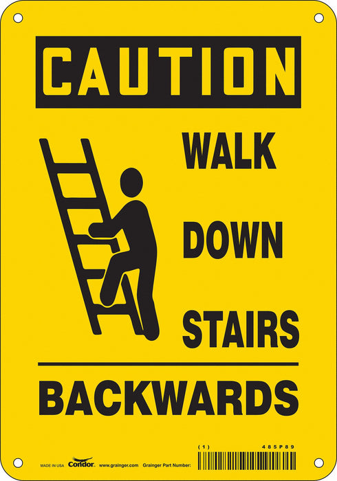 Safety Sign 10 inx7 in Polyethylene