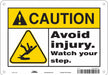 Safety Sign 7 inx10 in Polyethylene