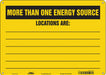 Safety Sign 10 in x 14 in Polyethylene