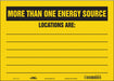 Safety Sign 10 in x 14 in Vinyl