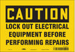 Safety Sign 7 inx10 in Vinyl