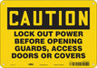 Safety Sign 7 inx10 in Polyethylene