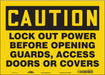 Safety Sign 10 inx14 in Vinyl