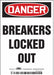 K0127 Safety Sign 5 inx3 1/2 in Vinyl