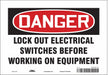 Safety Sign 7 inx10 in Vinyl