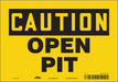 Safety Sign 7 in x 10 in Vinyl