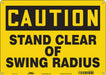 Safety Sign 10 in x 14 in Aluminum