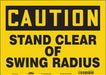 Safety Sign 10 in x 14 in Vinyl