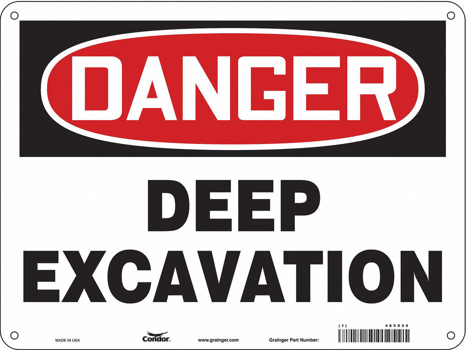 Safety Sign 18 inx24 in Aluminum