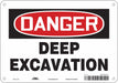 Safety Sign 7 in x 10 in Polyethylene