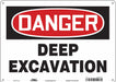 Safety Sign 10 inx14 in Polyethylene